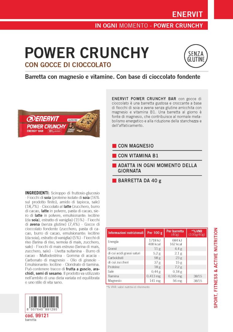 Produktbild ENERVIT Power Crunchy Choco, 25 x 40 g
