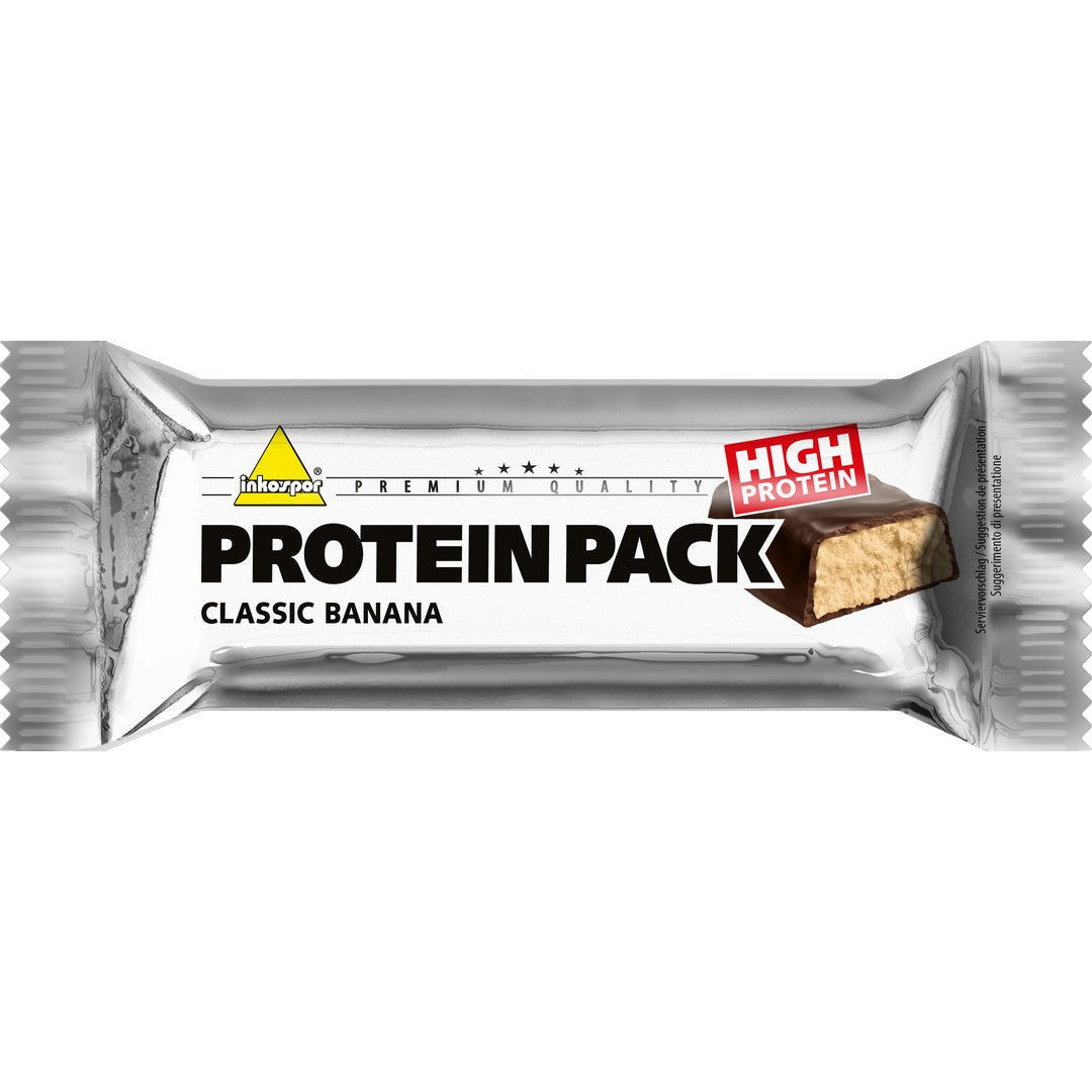 Produktbild INKOSPOR Protein Pack-Riegel Classic Banane, 24 x 35 g