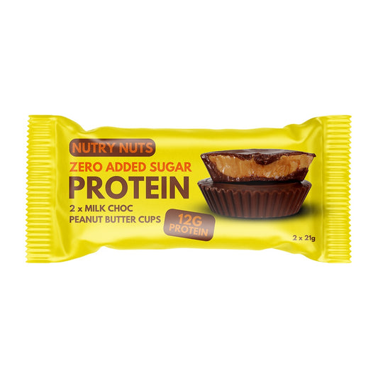 Produktbild NUTRYNUTS PROTEIN Peanut Butter Cups - Milk Choc, 12 x 42 g