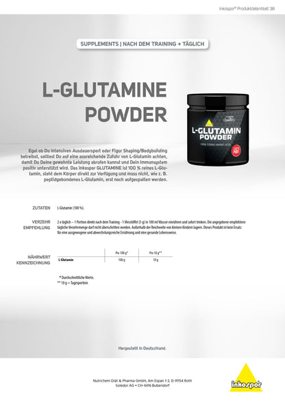 Produktbild X-TREME L-Glutaminpulver, 350 g