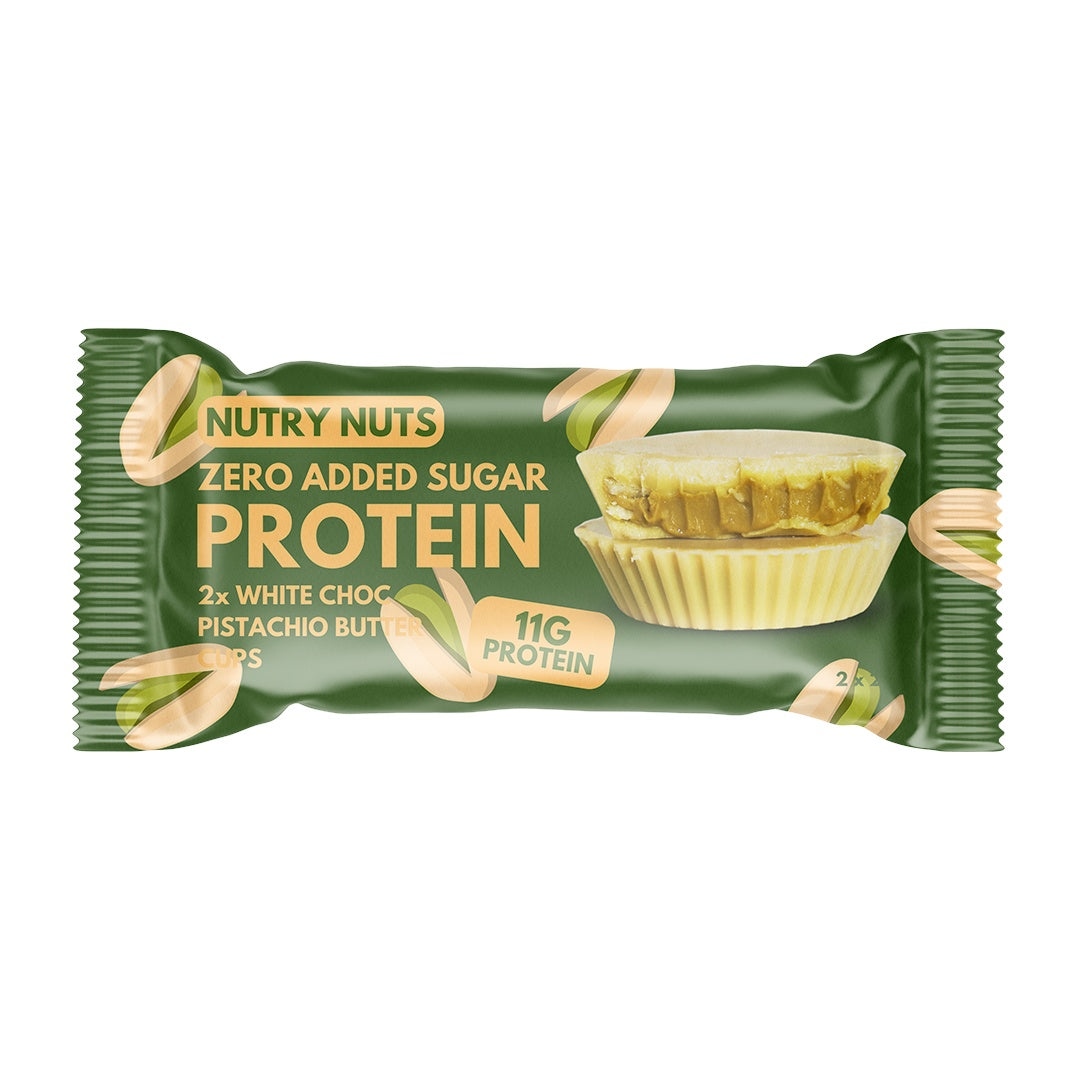 Produktbild NUTRYNUTS PROTEIN Butter Cups - White Choc Pistachio, 12 x 42 g