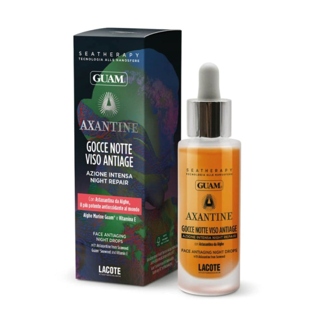 Produktbild GUAM SEATHERAPY AXANTINE Anti-Aging-Gesichtstropfen für die Nacht, 30 ml