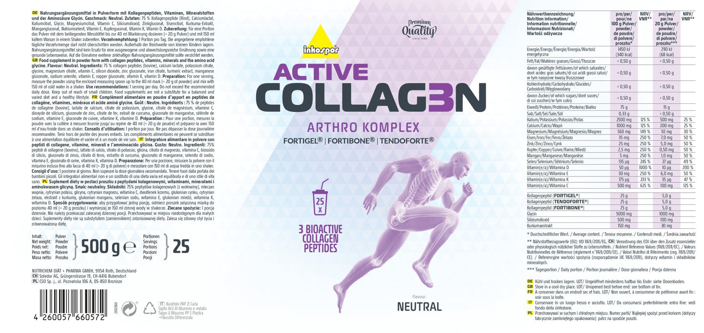 Produktbild INKOSPOR ACTIVE COLLAGEN, 500 g