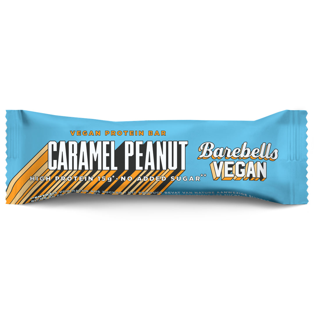 Produktbild Barebells VEGAN Protein Bar Caramel Peanut, 12 x 55 g