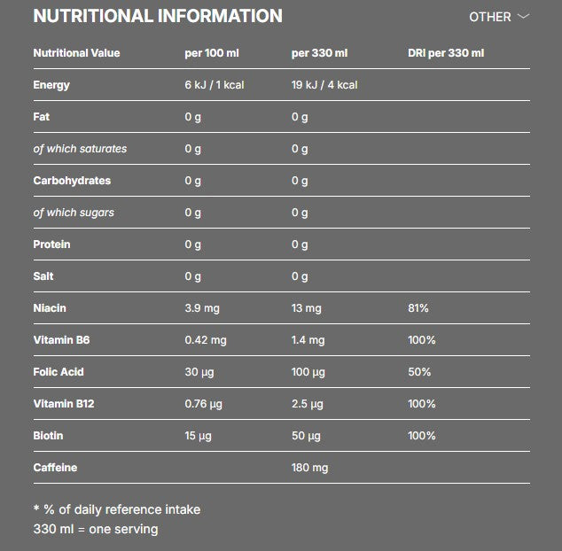 Produktbild NOCCO KOFFEIN 180 mg, Stellar Blend, 24 x 330 ml