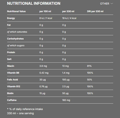 Produktbild NOCCO KOFFEIN 180 mg, Stellar Blend, 24 x 330 ml
