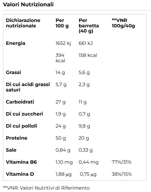 Produktbild ENERVIT PROTEIN BAR 50 % White Choco, 30 x 40 g