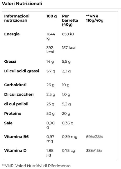 Produktbild ENERVIT PROTEIN BAR 50 % Salted Caramel, 30 x 40 g