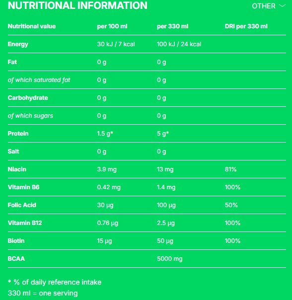 Produktbild NOCCO BCAA+ PEACHANGO, 24 x 330 ml