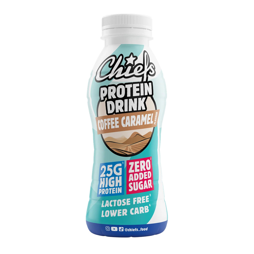 Produktbild CHIEFS Protein Drink, Coffee-Caramel, 8 x 330 ml