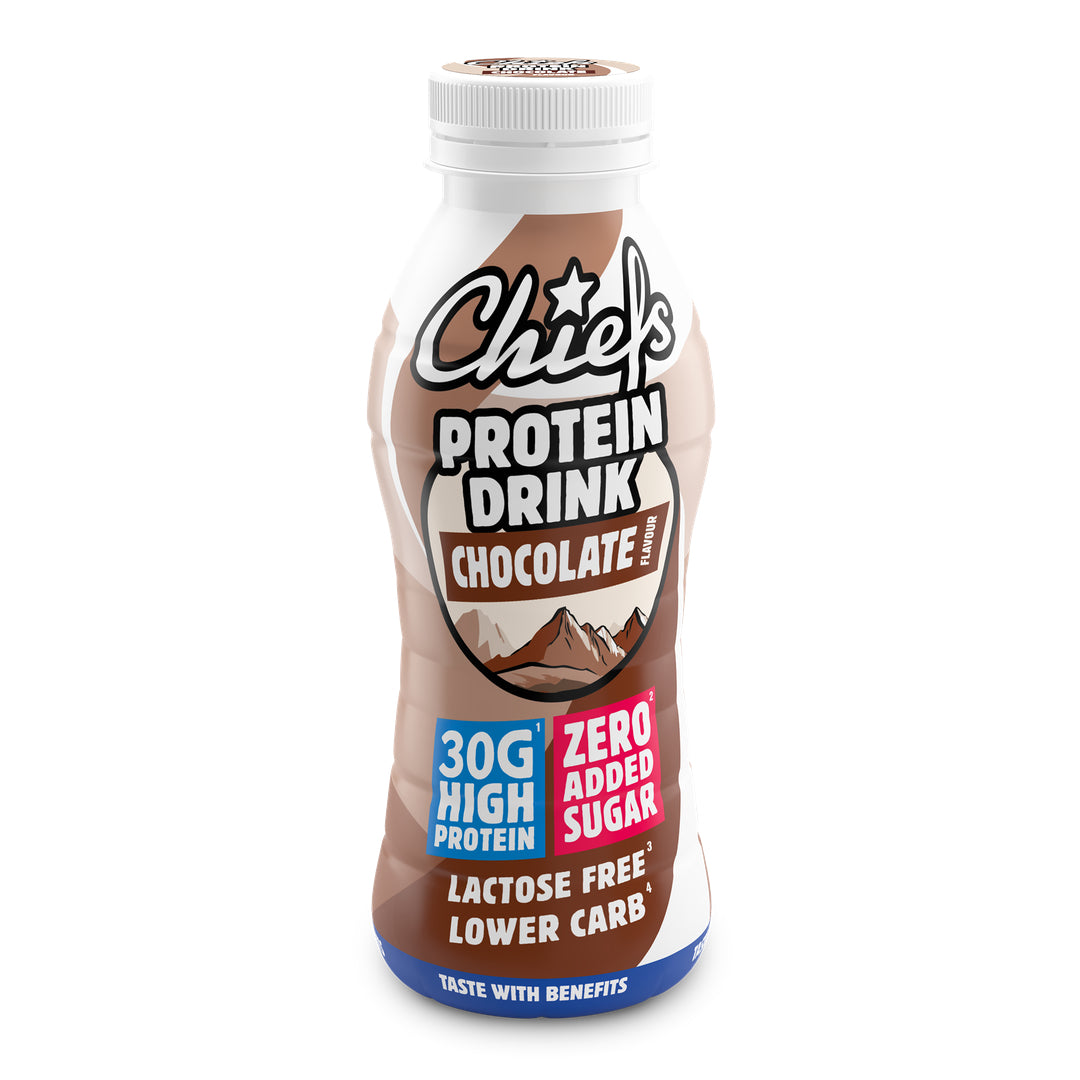 Produktbild CHIEFS Protein Drink CHOCOLATE, Schokolade, 8 x 330 ml