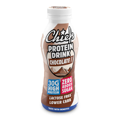 Produktbild CHIEFS Protein Drink CHOCOLATE, Schokolade, 8 x 330 ml
