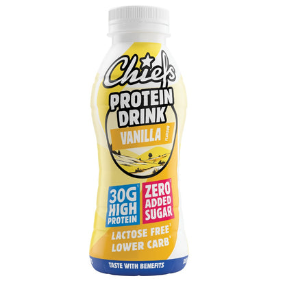 Produktbild CHIEFS Protein Drink VANILLA, Vanille, 8 x 330 ml