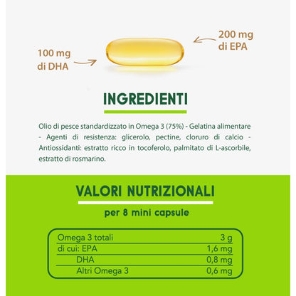 Produktbild ENERZONA Omega 3, 180x0.5g Kapseln