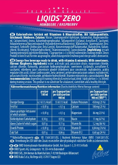 Produktbild ACTIVE Liqids Zero Bag in Box Himbeere, 5 Liter