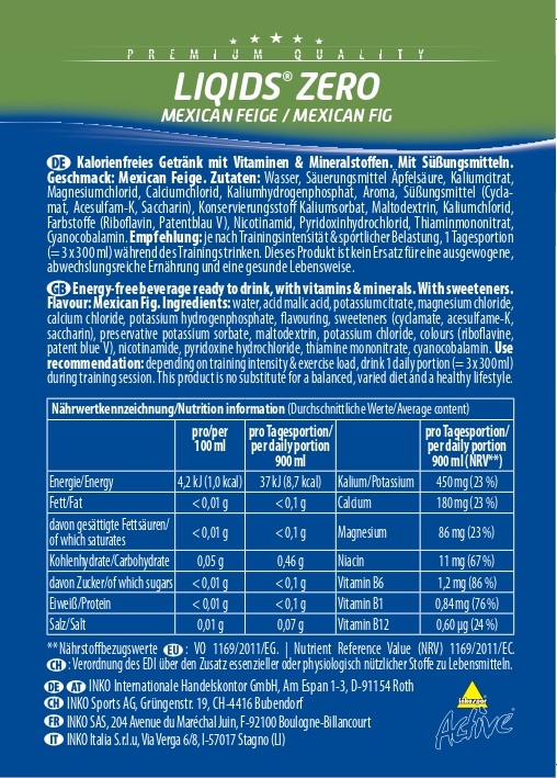 Produktbild ACTIVE Liqids Zero Bag in Box Mexican-Fruit, 5 Liter