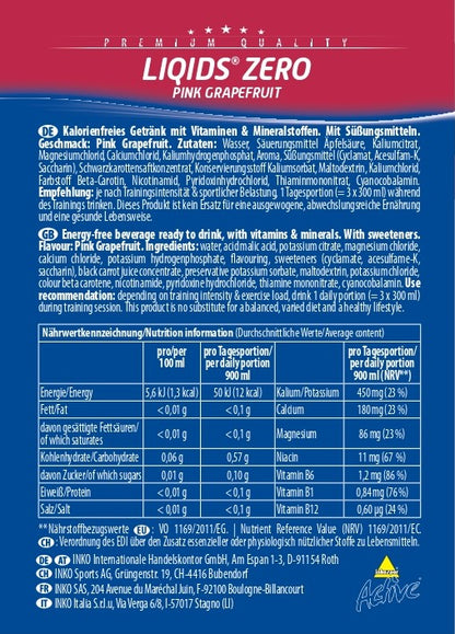 Produktbild ACTIVE Liqids Zero Bag in Box Pink Grapefruit, 5 Liter