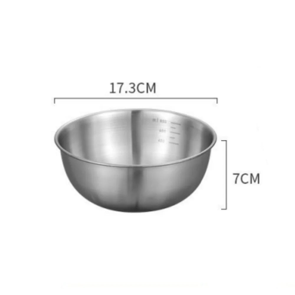 Bols de Cuisine en Inox & Doré – Individuels ou Set 3 Tailles avec Panier