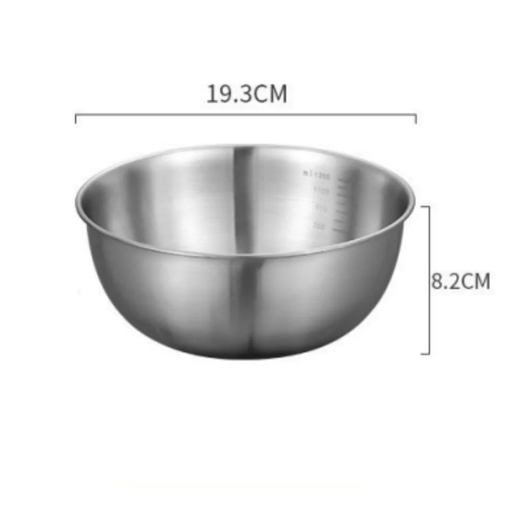 Bols de Cuisine en Inox & Doré – Individuels ou Set 3 Tailles avec Panier