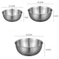 Bols de Cuisine en Inox & Doré – Individuels ou Set 3 Tailles avec Panier