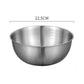 Bols de Cuisine en Inox & Doré – Individuels ou Set 3 Tailles avec Panier