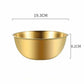 Bols de Cuisine en Inox & Doré – Individuels ou Set 3 Tailles avec Panier